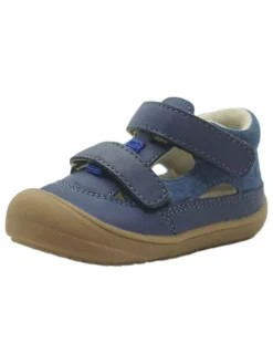 lamino Sandalen|Sandalen·Halbsandalen^Leder-Halbsandalen in Dunkelblau