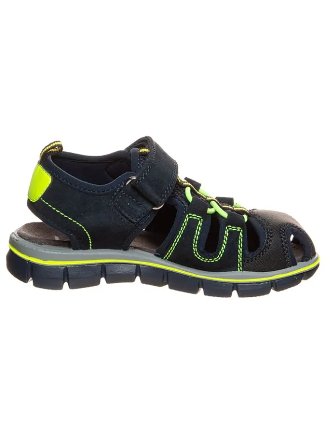 lamino Sandalen·Halbsandalen^Leder-Halbsandalen in Dunkelblau