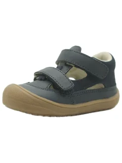 lamino Sandalen|Sandalen·Halbsandalen^Leder-Halbsandalen in Dunkelblau