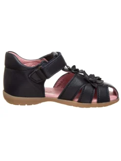 Leder-Halbsandalen in Dunkelblau>BO-BELL Discount