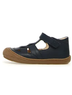 Naturino Sandalen^Leder-Halbsandalen in Dunkelblau