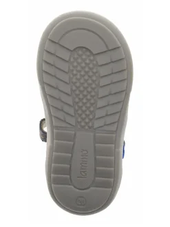 Leder-Halbsandalen in Grau><noscript><img width=