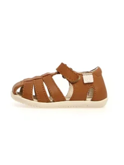 Naturino Sandalen|Sandalen·Halbsandalen^Leder-Halbsandalen in Hellbraun