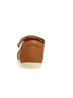 Naturino Sandalen|Sandalen·Halbsandalen^Leder-Halbsandalen in Hellbraun