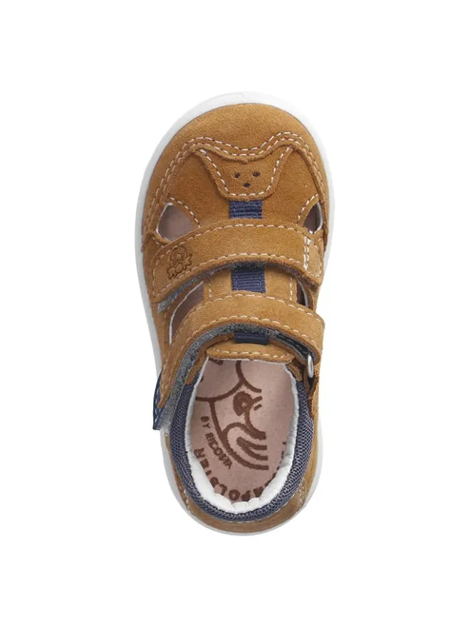 Leder-Halbsandalen in Hellbraun>PEPINO Discount