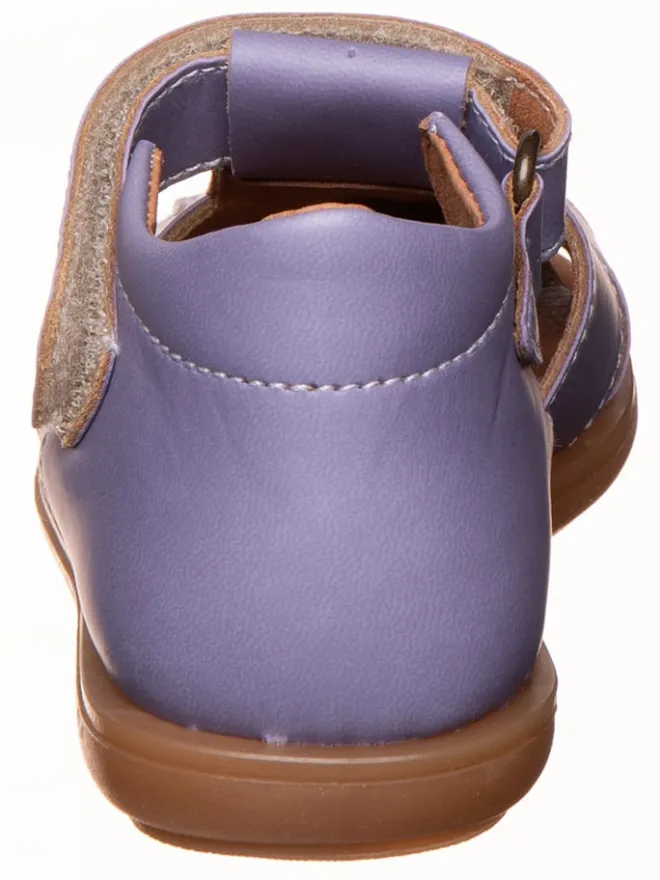 Leder-Halbsandalen in Lila>kmins Best