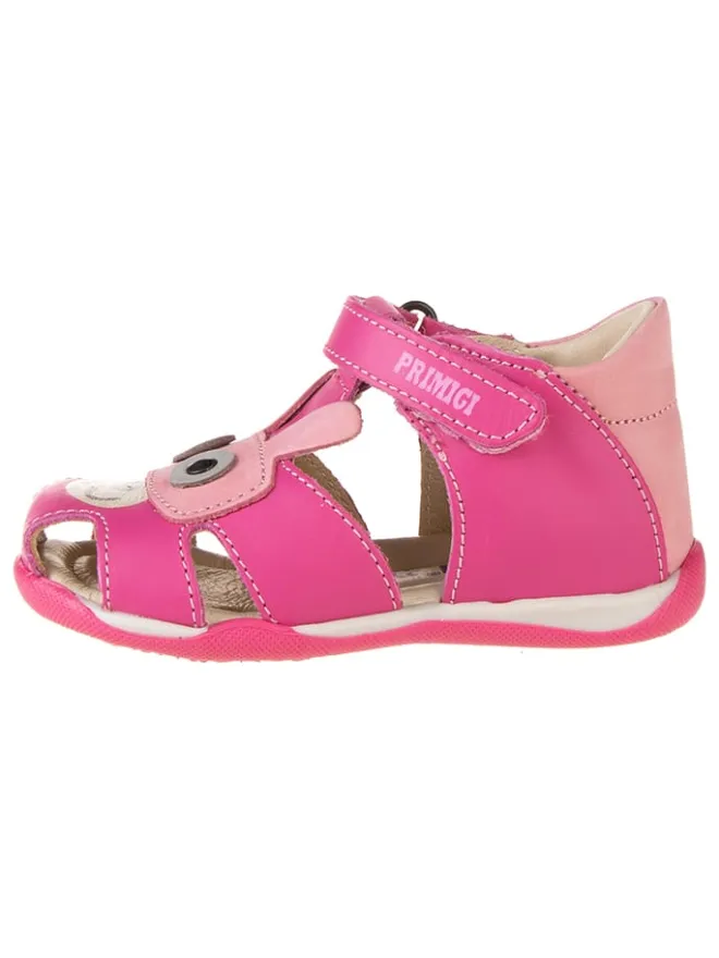 Leder-Halbsandalen in Pink>Primigi Outlet