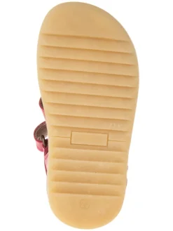 Leder-Halbsandalen in Pink><noscript><img width=