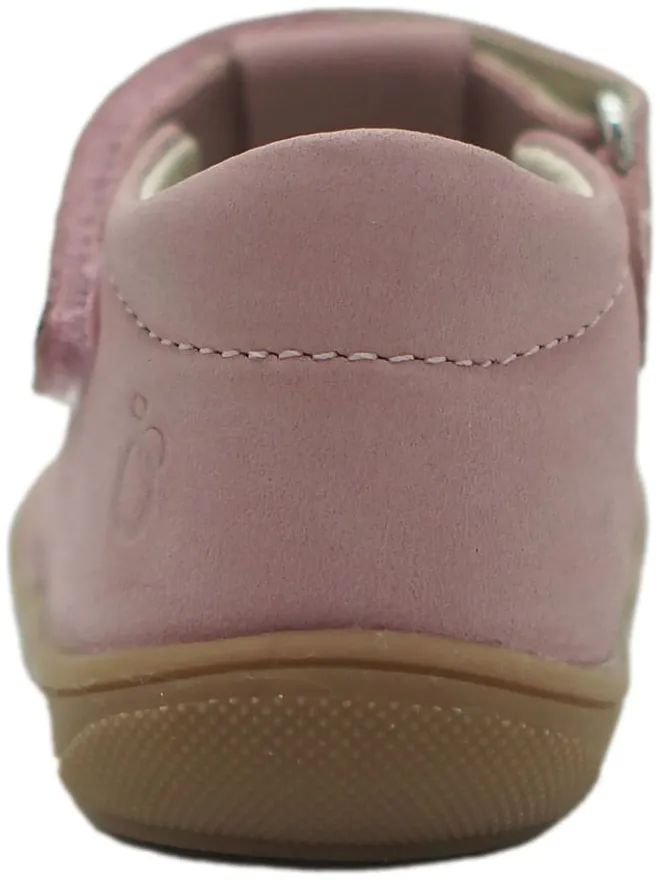 Leder-Halbsandalen in Rosa>lamino Clearance