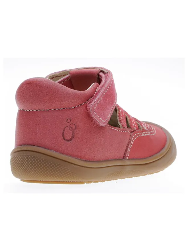 lamino Sandalen·Halbsandalen^Leder-Halbsandalen in Rosa