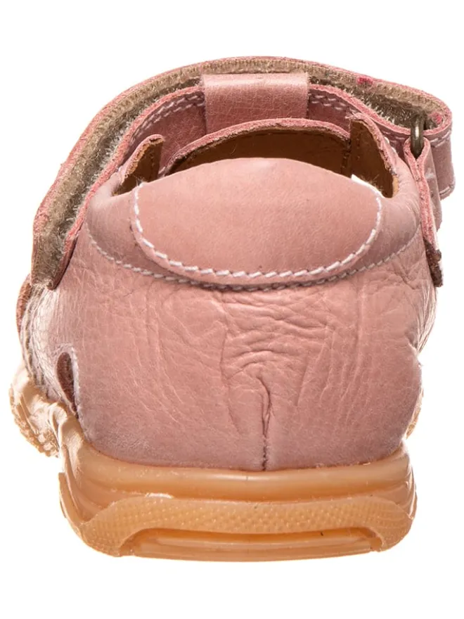 POM POM Sandalen^Leder-Halbsandalen in Rosa