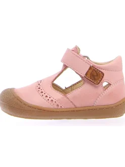 Naturino Sandalen^Leder-Halbsandalen in Rosa