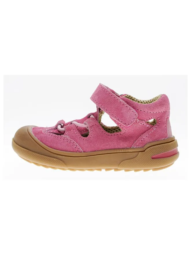 lamino Sandalen·Halbsandalen|Sandalen^Leder-Halbsandalen in Rosa