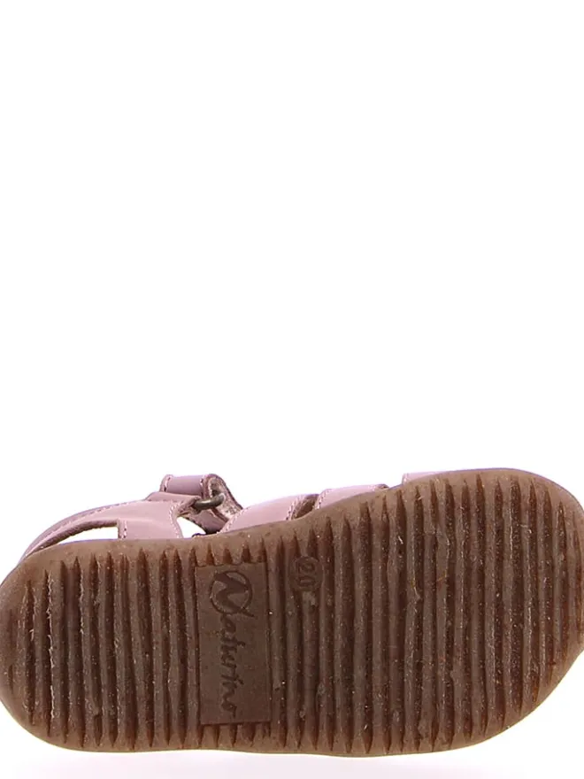 Naturino Sandalen·Halbsandalen^Leder-Halbsandalen in Rosa