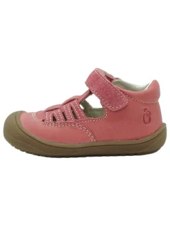 lamino Sandalen^Leder-Halbsandalen in Rot