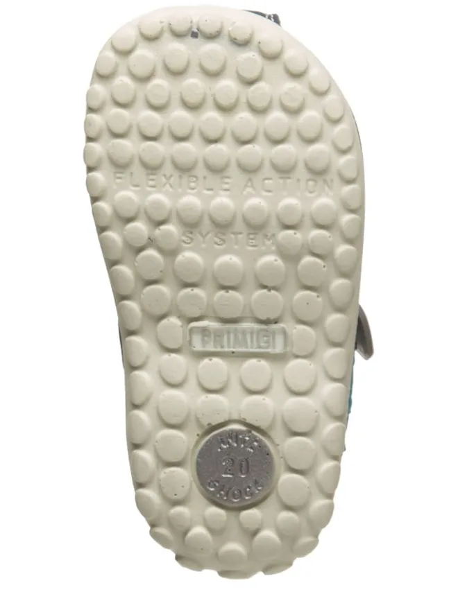 Primigi Sandalen^Leder-Halbsandalen in Taupe/ Dunkelblau