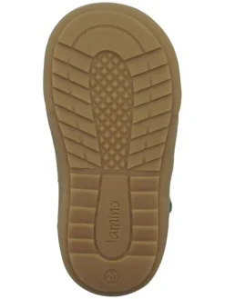 Leder-Halbsandalen in Türkis><noscript><img width=