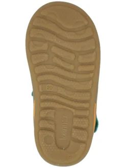 Leder-Halbsandalen in Türkis><noscript><img width=