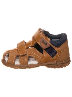 Lurchi Sandalen|Sandalen·Halbsandalen^Leder-Halbsandalen "Jonathan" in Hellbraun
