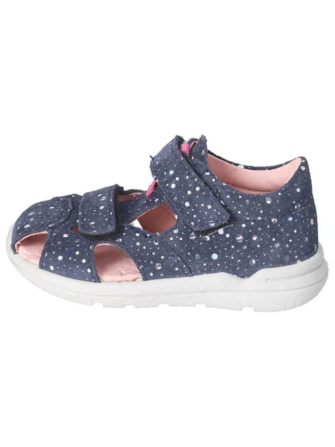 PEPINO Sandalen^Leder-Halbsandalen "Kasi" in Dunkelblau