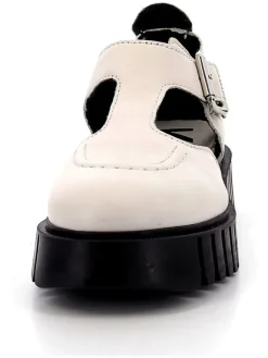 Leder-Halbsandalen 