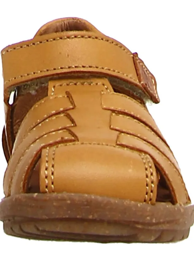 Leder-Halbsandalen "Lagoon" in Hellbraun>Naturino Outlet