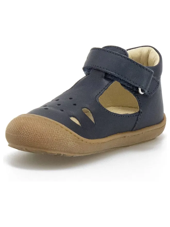 Naturino Sandalen^Leder-Halbsandalen "Mag" in Dunkelblau