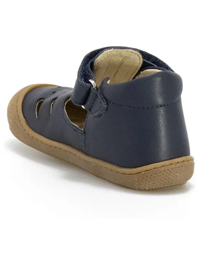 Naturino Sandalen^Leder-Halbsandalen "Mag" in Dunkelblau