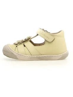 Leder-Halbsandalen "Maggy" in Gelb>Naturino Clearance