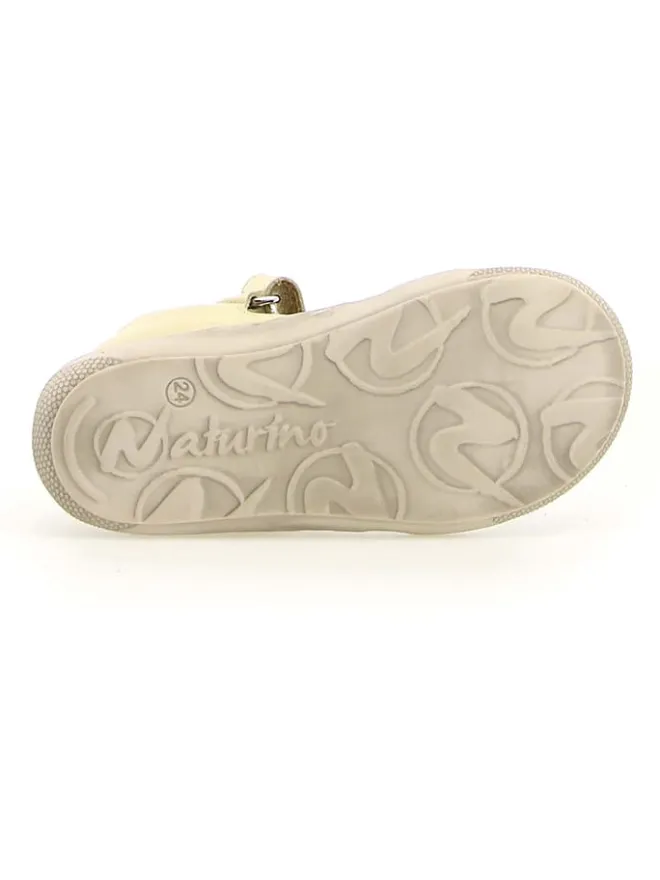 Leder-Halbsandalen "Maggy" in Gelb>Naturino Clearance