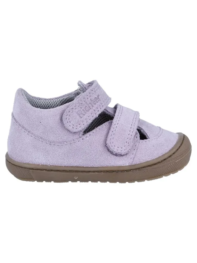 Leder-Halbsandalen "Maxi" in Lila>Richter Shoes