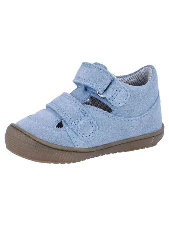 Leder-Halbsandalen "Maxi" in Blau>Richter Shoes Clearance