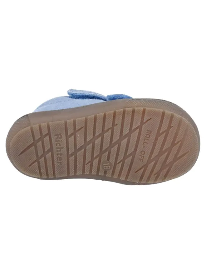 Leder-Halbsandalen "Maxi" in Blau>Richter Shoes Clearance
