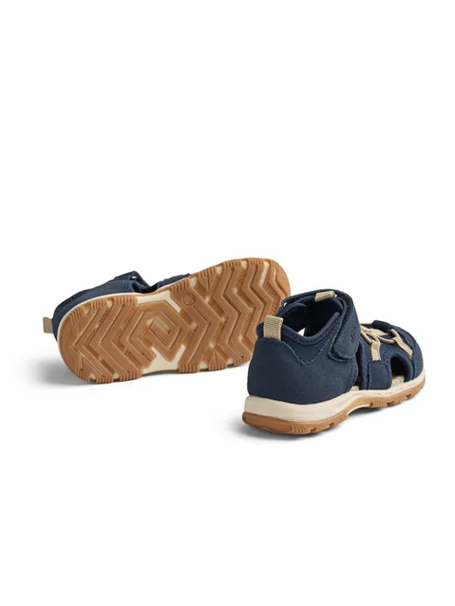 Wheat Sandalen·Halbsandalen^Leder-Halbsandalen "Mingi" in Dunkelblau