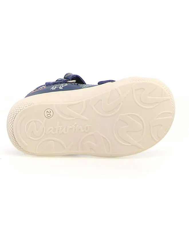 Naturino Sandalen^Leder-Halbsandalen "Puffy" in Dunkelblau