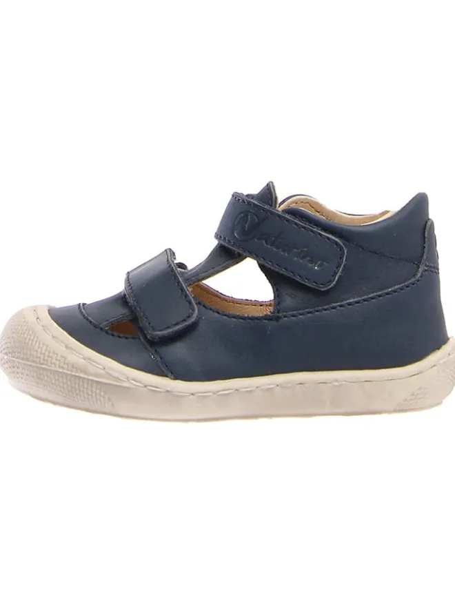 Naturino Sandalen^Leder-Halbsandalen "Puffy" in Dunkelblau