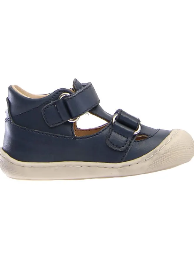 Naturino Sandalen^Leder-Halbsandalen "Puffy" in Dunkelblau