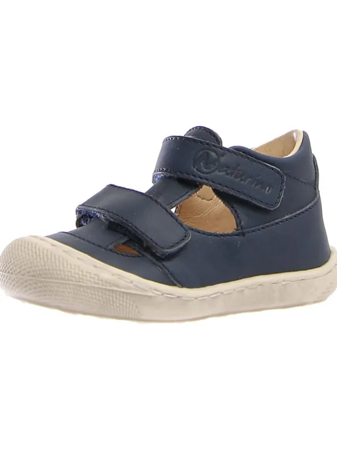Naturino Sandalen^Leder-Halbsandalen "Puffy" in Dunkelblau