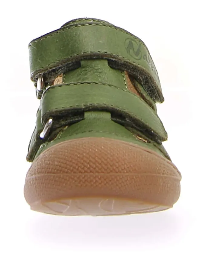 Leder-Halbsandalen "Puffy" in Grün>Naturino Online