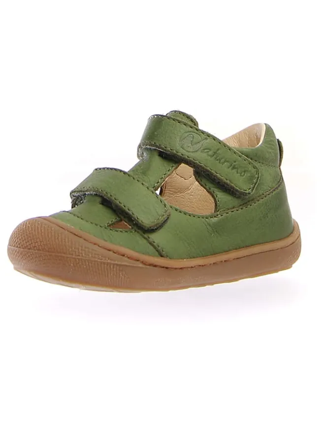 Leder-Halbsandalen "Puffy" in Grün>Naturino Online