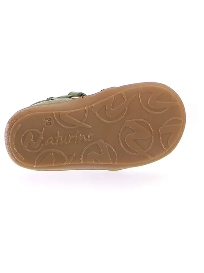 Leder-Halbsandalen "Puffy" in Grün>Naturino Online