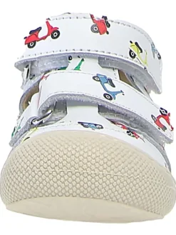 Naturino Sandalen^Leder-Halbsandalen "Puffy" in Weiß