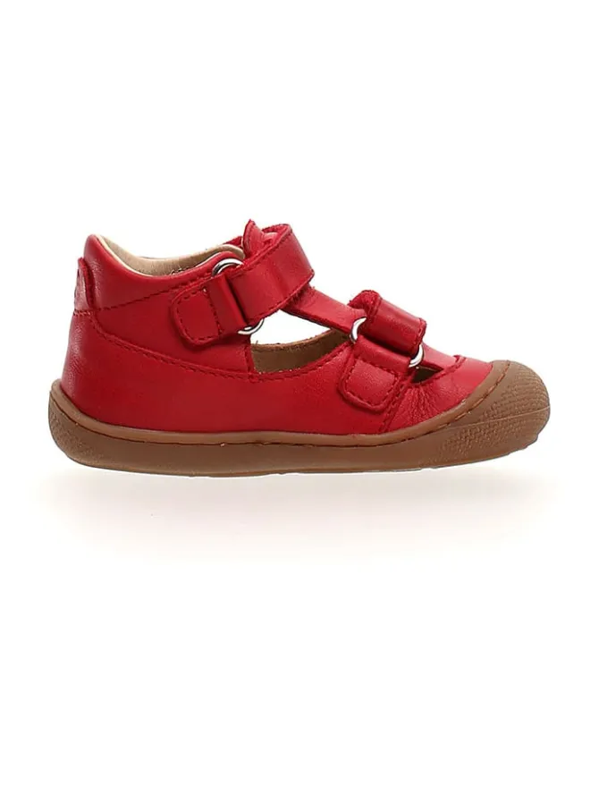 Naturino Sandalen|Sandalen·Halbsandalen^Leder-Halbsandalen "Puffy" in Rot