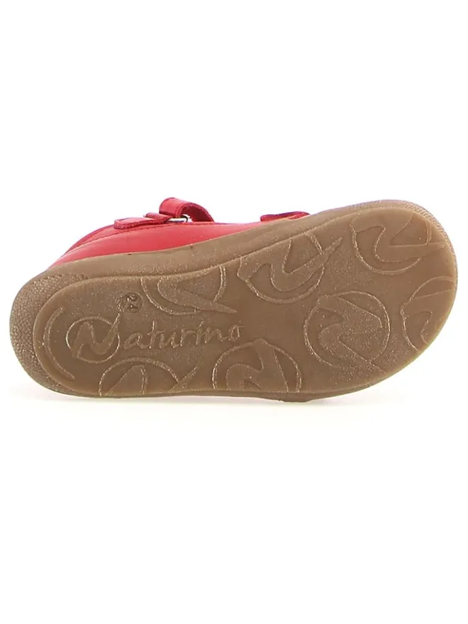 Naturino Sandalen|Sandalen·Halbsandalen^Leder-Halbsandalen "Puffy" in Rot