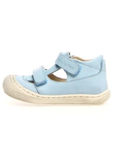 Leder-Halbsandalen "Puffy" in Hellblau>Naturino Online
