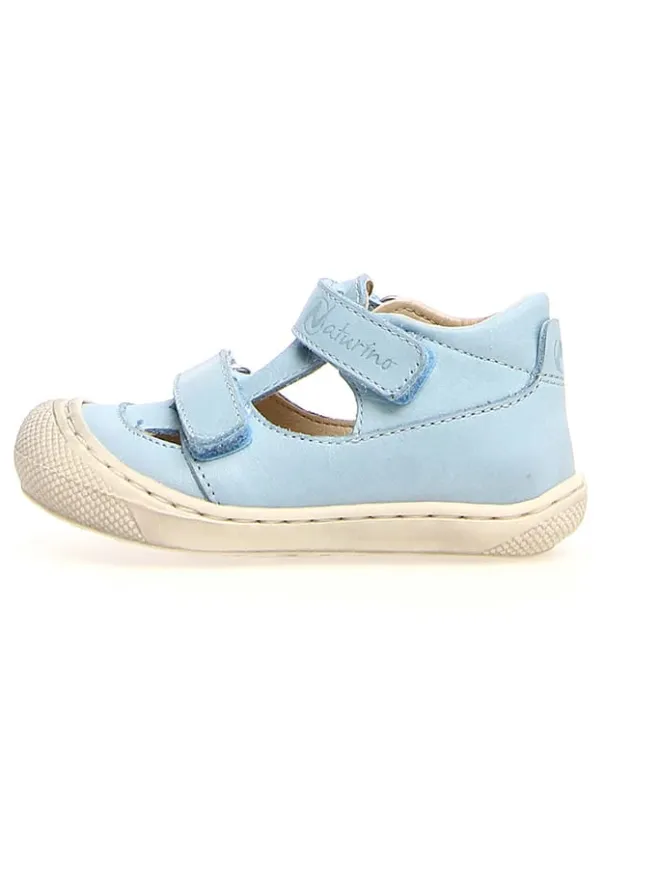 Leder-Halbsandalen "Puffy" in Hellblau>Naturino Online