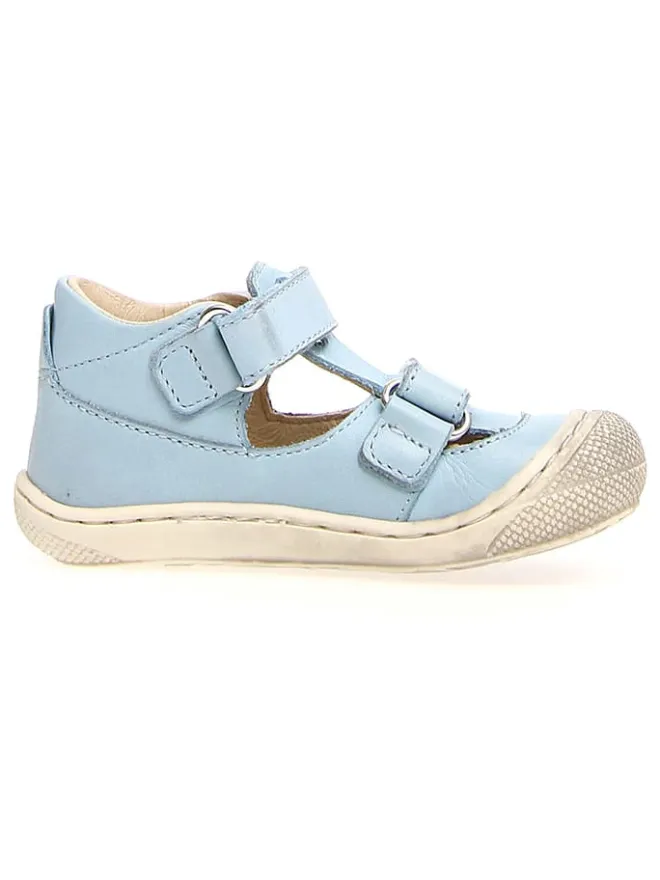 Leder-Halbsandalen "Puffy" in Hellblau>Naturino Online