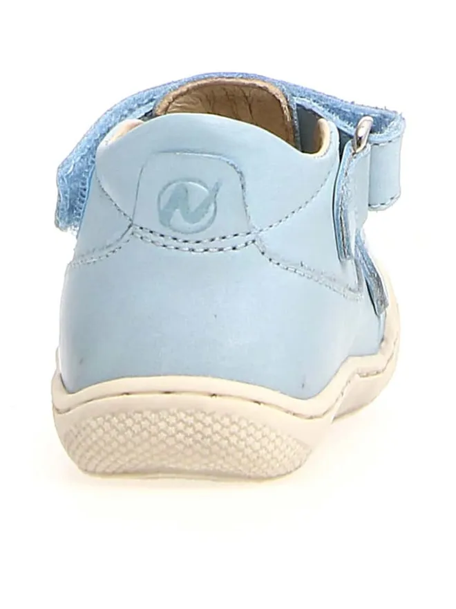 Leder-Halbsandalen "Puffy" in Hellblau>Naturino Online