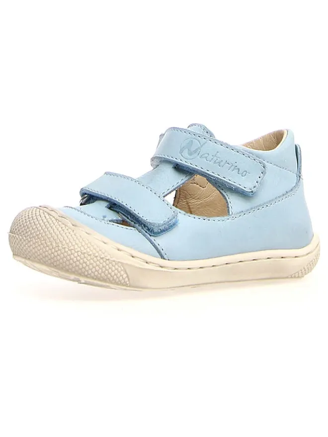 Leder-Halbsandalen "Puffy" in Hellblau>Naturino Online