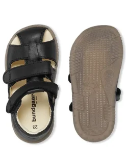 Leder-Halbsandalen "Ranjo" in Schwarz>Bundgaard Best
